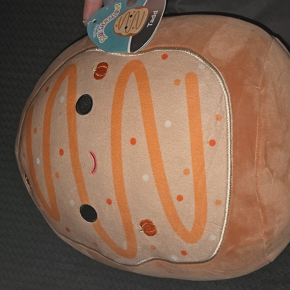 Squishmallows Tadd Pumpkin Plush - Orange and Brown